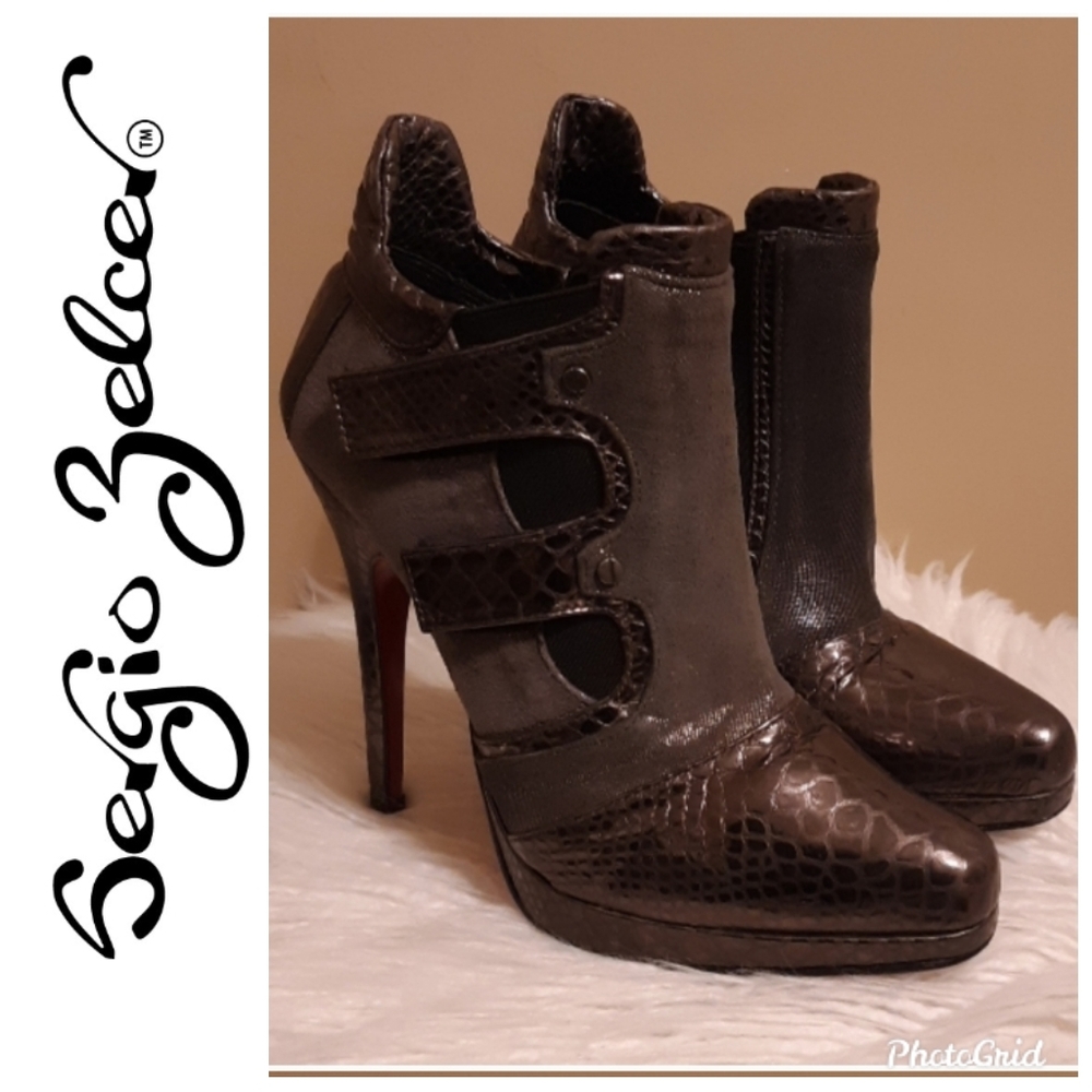 ‼LIQUIDATION‼ SERGIO ZELCER BRONZE BOOTIES SZ: 6